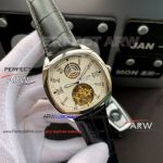 Perfect Replica Cartier Drive De Best Quality White Tourbillon Face 43mm Watch